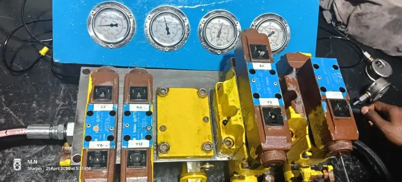 Shark jaw control valve fault traced and fixed on board