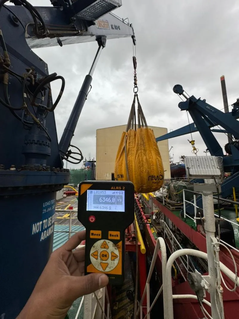 Provisions crane load test