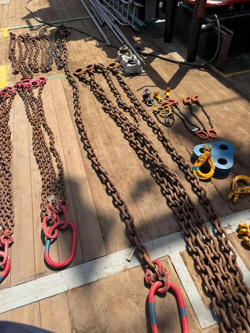 Periodic inspection of lifting gear