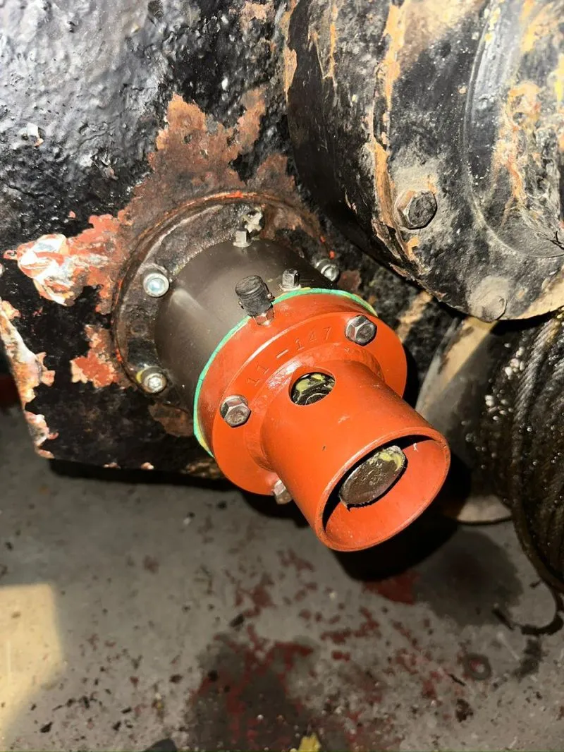 Lifeboat winch cam clutch renewal
